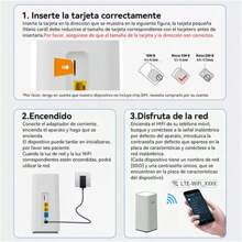 Enrutador 4G LTE, enrutador de módem 4G LTE desbloqueado con ranura para tarjeta SIM, 4 antenas y enrutador de hasta 32 usuarios para viajes por carretera, alquileres de vacaciones, campamento - Tipo de Enchufe A USA (110-127V) - Ver 2