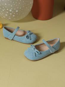Kids Flat Shoes Bowknot Princess Shoes For Spring & Summer