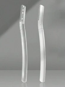 四件套透明眉毛修剪器套装，男女通用眉毛修剪器和面部剃毛器套装，眉毛修剪器和面部剃毛器，去角质磨皮工具，身体脱毛修剪器和面部眉毛剃毛器套装，长柄刀片带精密帽，女士眉毛修剪器工具，化妆，便宜，房间装饰，梳妆台，旅行，卧室，化妆配件，眉毛剃刀，便宜，圣诞礼物，化妆，化妆工具，便宜货，礼物，女士礼物，圣诞礼物，赠品，旅行，便宜货，旅行必备 - 白色 - 查看 7