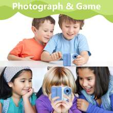Kids Camera Instant Print, Digital Camera, Kids Selfie Instant Camera, Girls Boys Instant Print Digital Camera - Blue