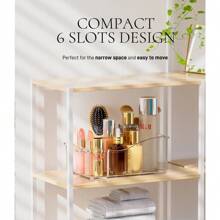 Makeup Organizer, Clear Acrylic Bathroom Organizers And Storage Box With Drawers For Vanity Skincare Beauty Countertop Desk, Cosmetic Display Case For Perfume Lipstick In Bedroom Dresser Top - clear- - View 8