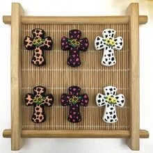 34/86 piezas Set de cuentas de silicona multicolor con formas de margarita, girasol y cruz, manualidades de joyería DIY para hacer llaveros, pulseras, collares, bolígrafos con cuentas