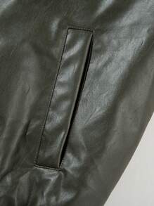 Men's Vintage Bomber Jacket, Casual Lapel Pie Overcome, Zip-Up Long-Sleeved Warm Jacket, Suitable For Autumn And Winter Outdoor Wear