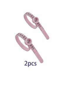 1/2 件戒指测量环，戒指尺寸测量工具，美国尺寸手指尺寸调节器标准软尺寸戒指测量工具戒指尺寸测量套装可重复使用手指尺寸量规测量工具带放大镜珠宝尺寸工具 1-17 美国戒指尺寸