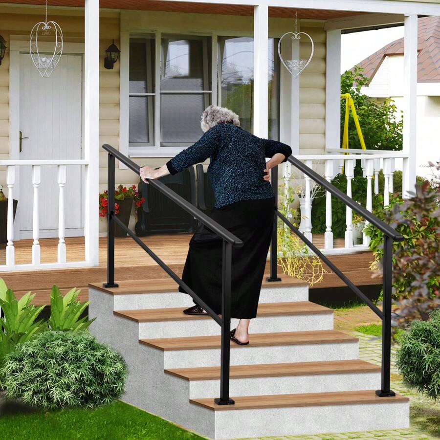 Hand Rails For Outdoor Steps, Stair Handrail & Indoor Stair Railing Kit ...