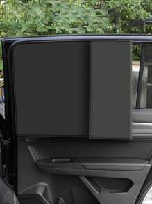 4 pezzi/set Tendine magnetiche parasole per finestrini laterali dell'auto, tende oscuranti per privacy, con riflesso UV, anti abbagliamento, protezione UV, per finestre anteriori e posteriori