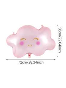 1/11 Stück Regenbogen Wolke Ballon Set, leuchtend rosa & weiße Regenbogen Wolke Party Dekoration, Boho Regenbogen Wolke Girlande, Geburtstags Party Zubehör, Babyparty, Themen Party, Makronen Geburtstag, Geschlechtsoffenbarung, Wolke Geburtstag Dekoration