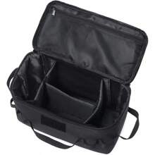 Bolsa de almacenamiento de tanque de Gas para acampar al aire libre, bolsa de herramientas para uñas de tierra de gran capacidad, bote de Gas, utensilios de cocina para Picnic, bolsa de Kit - Negro - Ver 2