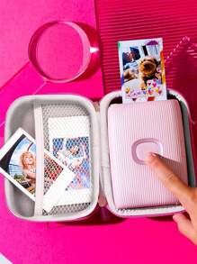 Hard Case Carrying Case Compatible With Fujifilm Insta X Mini EVO Instant Camera/Insta X Mini Link Printer/Insta X Mini Liplay, M35/M38/F9,Travel Case For Mini EVO