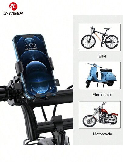X-TIGER Motorcycle Mobile Phone Support ABS Material MTB Bicycle Phone Holder Electric Bike Phone Bracket