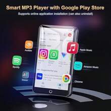 80GB MP3 Player Bluetooth WiFi Touch Screen Android Player With Speaker FM Radio Spotify  Music Deezer Audible Browser Up To 512GB - Black1 - View 5