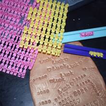 Number Alphabet Clay Stamp Micro Mini Letter Stamp For Polymer Clay Jewelry Diy Message Brand Logo Text Emboss Seal Tool Art Hobby Birthday Gift