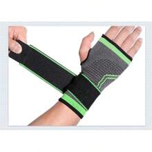 1pc Sports Non-Slip Knee Pad For Basketball, Running, Squat, Meniscus, With Strap, Compression Knee & Ankle Support For Basketball, Soccer, Weightlifting, Volleyball - Adjustable Knitted Nylon Wrist & Palm Protector