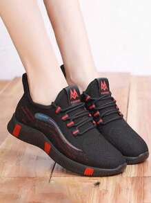 Tenis deportivos antideslizantes y transpirables para mujer,Zapatos Transpirables zapatos Deportivos Ligeros Para Mujere, Tenis Deportivos, Antideslizantes Y Transpirables Para Mujer - Rojo - Ver 9