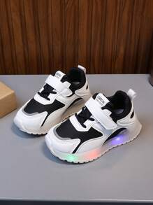 1 Pair Comfortable Kids Outdoor Sports Shoes, Fashion Boys/Girls LED Sneakers, Infants Non-Slip Casual Shoes