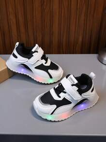 1 Pair Comfortable Kids Outdoor Sports Shoes, Fashion Boys/Girls LED Sneakers, Infants Non-Slip Casual Shoes