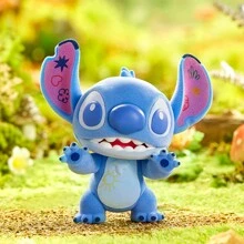 Miniso 1个史迪奇定制惊喜盲盒人偶，款式随机 - 可收藏的桌面展示柜玩具，家居装饰，史迪奇粉丝的完美生日礼物 - 彩色 - 查看 3