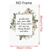 1 Pc Personalized Customized Photos On Canvas With DIY Wood Frame,Gifts For Valentine's Day,Custom Photos For Your Lover,Family,Friends And Pets,Dogs,Cats,Big Size Home Decor Birthday Graduation