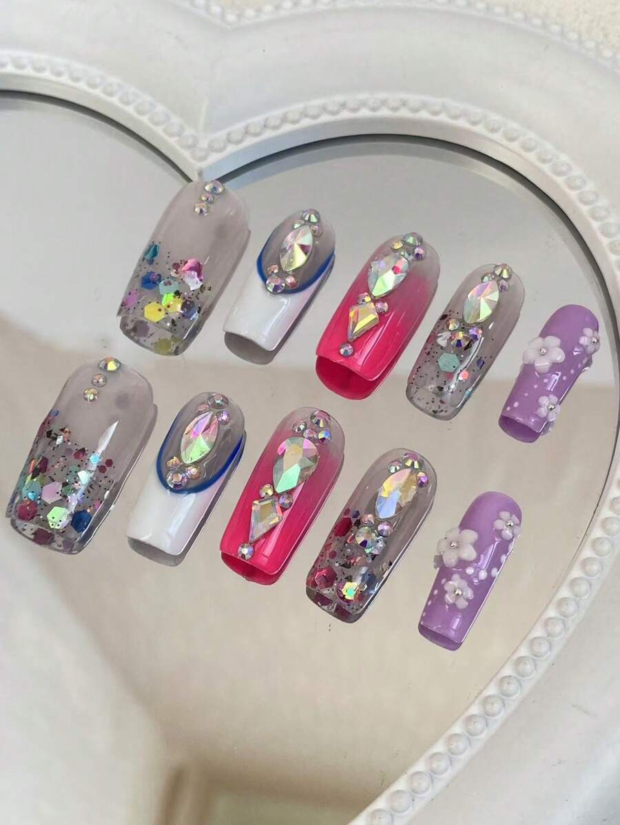 PATIKIL Fiore Pressato Essiccato, 60pz Per Creazioni In Resina Fai Da Te Unghie Artigianali Scrapbooking Gioielli 642991