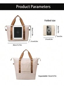 Sac de voyage pliable, sac à dos, sac de rangement grande capacité, sac de maternité pour l'hôpital, sac de bagage pour dortoir d'étudiant, sac de séparation humide et sec, sac de nuit, sac de sport, unisexe pour voyages, fitness, natation, sac de toilette de voyage, sac de rangement de maquillage, sac de plage, sacs essentiels pour les vacances, fournitures scolaires, essentiels de voyage, pour dames, pour le collège, la salle de bain