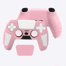 Funda protectora TOPWOLF de silicona para el controlador PS 5, con anillo anti-polvo para el joystick, accesorio P5 - funda de silicona ps5 - Ver 11