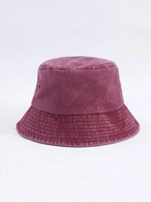 Chapéu de balde vintage desgastado da moda, chapéu de sol jeans dobrável casual unissex, versátil