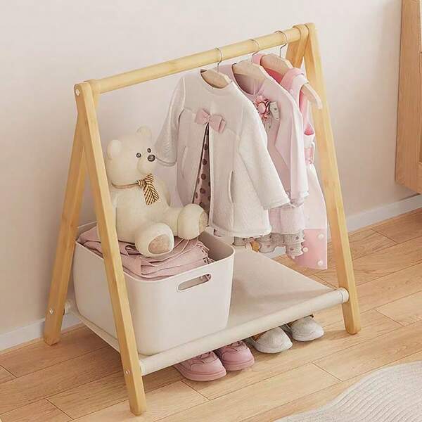 Kleiderbügel zum Aufhängen für Kinder und Haustiere, für Schlafzimmer, Wohnzimmer, Balkon, einfacher Kleiderständer, Dekoration, Aufbewahrung, Organisation für Kleider, Hosen, Schuhe, Jeans, Stiefel, Röcke