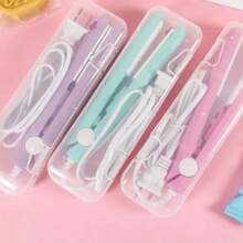 Mini Chapinha Prancha De Cabelo Portátil Com Case Transporte Bivolt