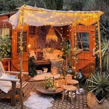 LED Light String 10 Feet/20 Feet/33 Feet Battery Powered, Outdoor Fairy Light String For Wedding, Party, Garden Decoration (Warm White) - White - View 7