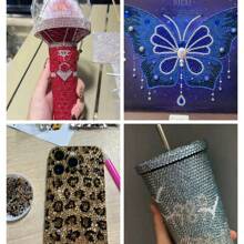 1000/500 bucăți 2mm/3mm/4mm/5mm Cristal de jeleu transparent cu spate plat, strasuri de bricolaj, strasuri de rășină în formă rotundă pentru meșteșuguri, pantofi, decor artistic, recipiente pentru machiaj, strălucire în întuneric