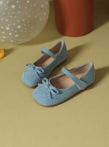 Kids Flat Shoes Bowknot Princess Shoes For Spring & Summer