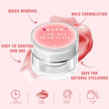 VEYES Kem tẩy lông mi cho lông mi nối 10g Dung dịch tẩy keo dán mi ít gây kích ứng Dụng cụ nối mi chuyên nghiệp hoặc sử dụng tại tiệm - 10g Kem tẩy đào - Xem 3