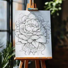 Libro da colorare Premium Mandala di 25 pagine con ricche illustrazioni - Taccuino da disegno con illustrazioni su un solo lato - Adatto per adulti e adolescenti - Perfetto per il relax e la creatività - Regalo ideale per Ognissanti, Ringraziamento, Natale e altre feste