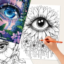 Libro da colorare Premium Mandala di 25 pagine con ricche illustrazioni - Taccuino da disegno con illustrazioni su un solo lato - Adatto per adulti e adolescenti - Perfetto per il relax e la creatività - Regalo ideale per Ognissanti, Ringraziamento, Natale e altre feste