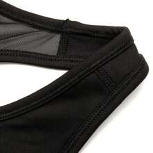 Puma Short Style Sports Bra For Women, Fitness Training Activewear 526429-01 - Black-white - View 8