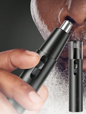 1 pièce Tondeuse électrique à poils de nez, outil d'épilation des poils de nez, coupe-poils de nez