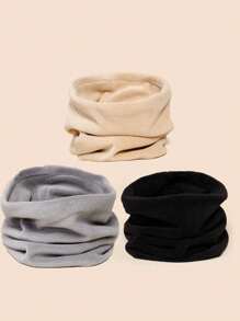 男女通用羊毛围脖，舒适时尚的冬季围巾 - 彩色 - 查看 6