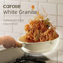 Pots And Pans Set Nonstick, White Granite Induction Kitchen Cookware Set, 10 Pcs Non Stick Cooking Set W/Frying Pans & Saucepans(PFOS, PFOA Free)