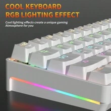 MUCAI MK61 USB C Connection Game Esports 61 Key Mechanical Keyboard