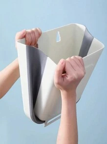 1 件可扩展壁挂式软塑料储物桶，保持厨房井然有序的清洁工具，多种尺寸可选，性价比高，送给妈妈的理想礼物，用于垃圾储存 - 彩色 - 查看 12