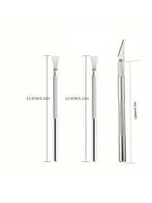 2/3/4/5 Stück Feder-Draht-Textur Töpferwerkzeuge Modellierwerkzeuge für Polymer-Ton, DIY-Keramikpinsel, Töpferwerkzeuge, Tortenzubehör