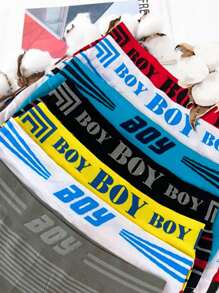 5 Cuecas Infantil BOY masculina  ultra confortável Original sem costura