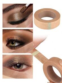 5/3 rollos de cintas multifuncionales y de uso múltiple: guías de delineador de ojos, plantillas de maquillaje de ojos, selladores de maquillaje de ojos, cintas profesionales para pestañas, cintas microporosas transpirables, cintas para levantamiento de pestañas, pegatinas hipoalergénicas para aislar los ojos
