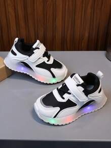 1 Pair Comfortable Kids Outdoor Sports Shoes, Fashion Boys/Girls LED Sneakers, Infants Non-Slip Casual Shoes