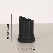 Marble Column Style Pencil Holder, Desk Organizer For Pens, Pencils, Brushes, Home Decor, Office Desk Storage, Plastic Material,Travel,Suitcase,Travel Bag,Travel,Travel Essentials,Holiday Essentials,Stationery Storage Boxes,Colored Pencil Holder,Travel Organiser Bag,Makeup Bag,Pens,Pen,Stationery,Pencil Case,Pencil Pouch,School,Pencil Case Big,Office Equipment,Things For School,Note Paper,Kawaii Decor,Back To School,Pens,School Stuff