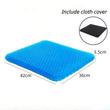 Gel Cushion Double Thick Gel Summer Cushion Pressure Relief Breathable Chair Pad Car Office Chair Soft Cushion - 40x35x2.5cm - Xem 8