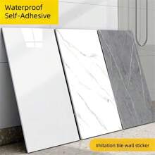 10/20 piezas Adhesivos de pared con patrón de mármol 3D, protector de pared autoadhesivo e impermeable, adecuado para cocina, sala de estar, baño, pasillo, oficina, pared de acento, techo, decoración del hogar y dormitorio, papel tapiz autoadhesivo