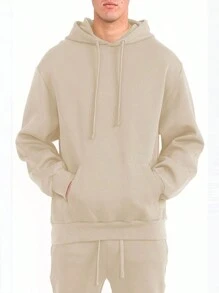 Mens 2-Piece Stacked Sweat Pant And Hoodie Tech Fleece Sweat Set - YẾN MẠCH - Xem 3