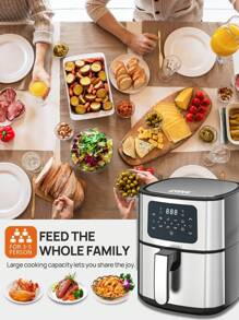 Winning Star Winning Star Air Fryer 5.5L Capacity Multifunctional Air Fryer Suitable For Fried Chicken, French Fries  Egg Tarts  Barbecue For Family Party