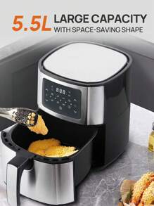 Winning Star Winning Star Air Fryer 5.5L Capacity Multifunctional Air Fryer Suitable For Fried Chicken, French Fries  Egg Tarts  Barbecue For Family Party